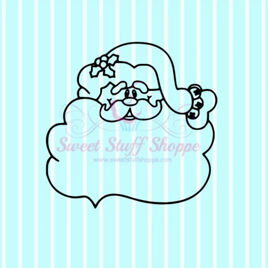 SANTA, PYO, Silk Screen, Cookie Silk Screen, Silk Screen Cookie Stencil, Mesh Stencil, Cookie Stencil, Custom Silk Screen