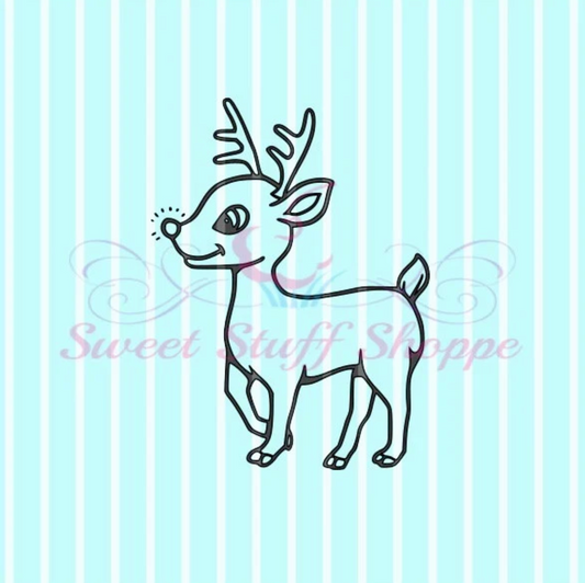 REINDEER PYO Silk Screen, Cookie Silk Screen,  Silk Screen Cookie Stencil, Mesh Stencil, Cookie Stencil, Custom Silk Screen