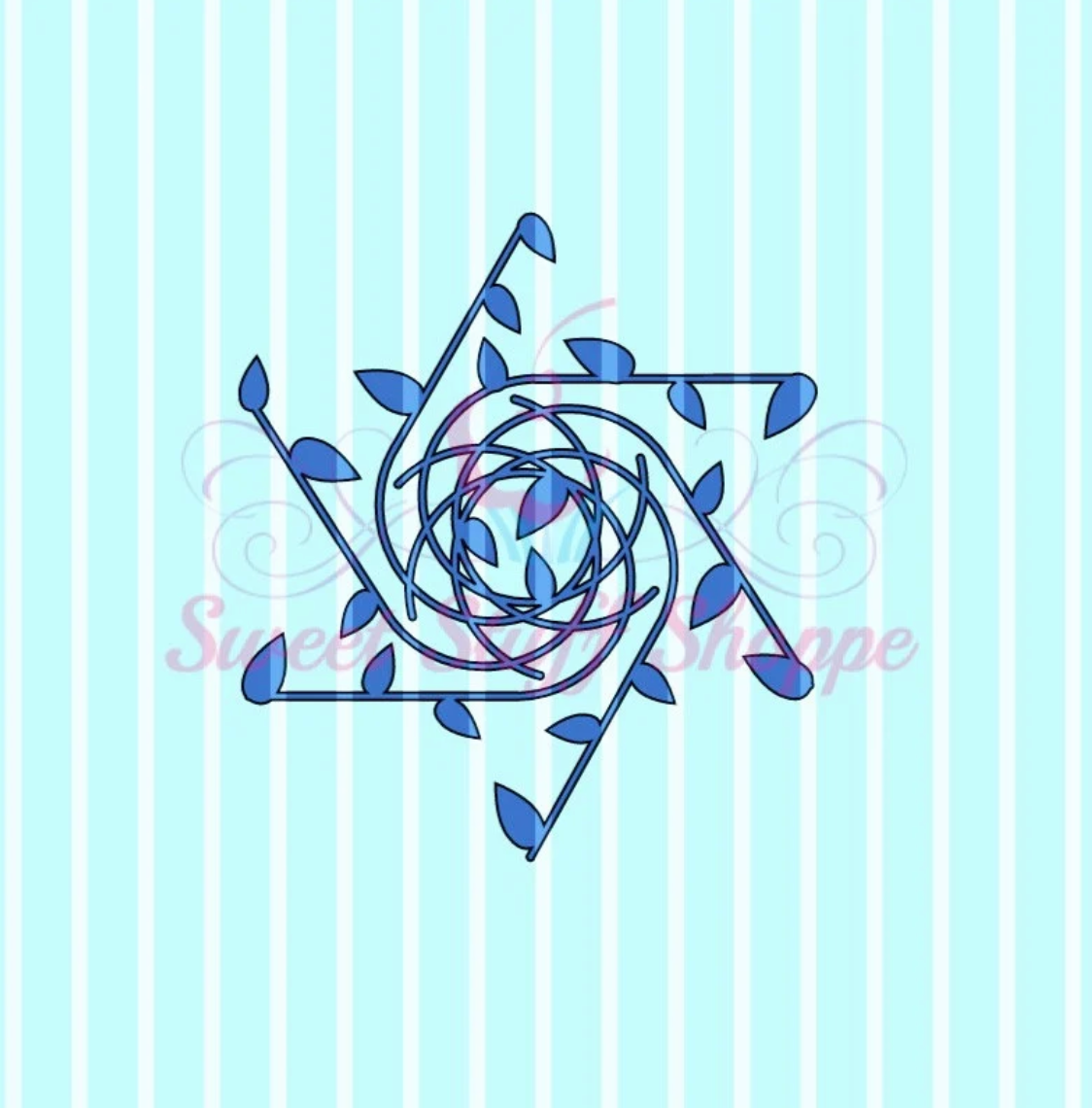 STAR OF DAVID -  Cookie Silk Screen, Silk Screen Cookie Stencil, Mesh Stencil, Cookie Stencil, Custom Silk Screen