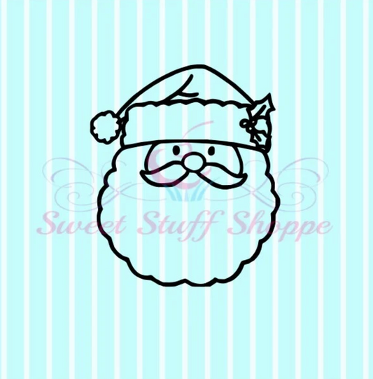SANTA FACE PYO, Cookie Silk Screen, Silk Screen Cookie Stencil, Mesh Stencil, Cookie Stencil, Custom Silk Screen