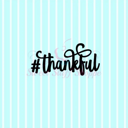 THANKFUL SILK SCREEN -  Cookie Silk Screen, Silk Screen Cookie Stencil, Mesh Stencil, Cookie Stencil, Custom Silk Screen