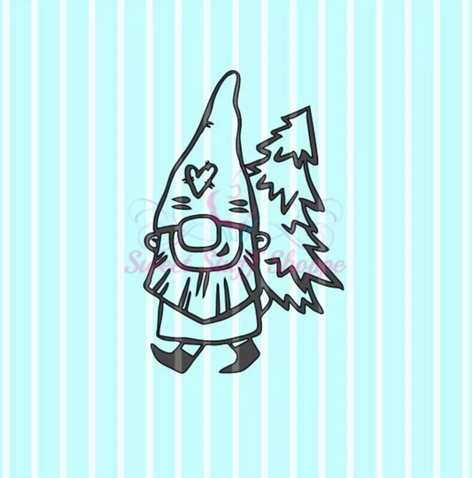 CHRISTMAS GNOME PYO Silk Screen, Cookie Silk Screen, Silk Screen Cookie Stencil, Mesh Stencil, Cookie Stencil, Custom Silk Screen