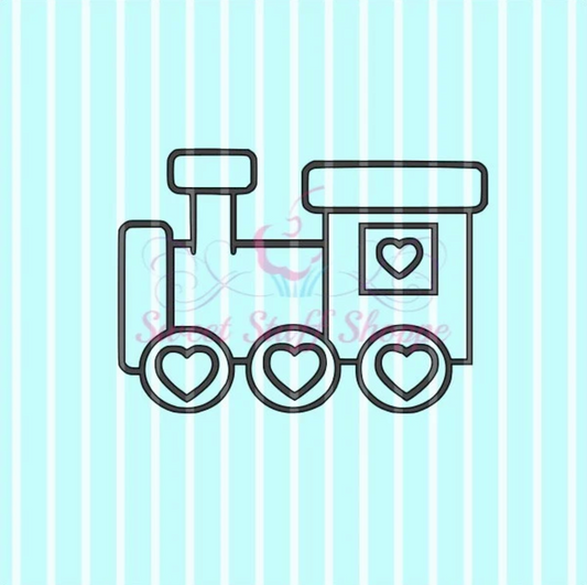 TRAIN PYO, Silk Screen, Cookie Silk Screen, Silk Screen Cookie Stencil, Mesh Stencil, Cookie Stencil, Custom Silk Screen