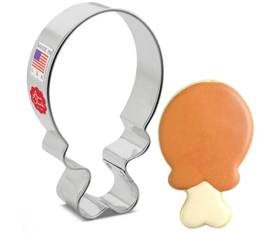 TURKEY LEG Cookie Cutter,  Ann Clark Cookie Cutter, Ann Clark Collection