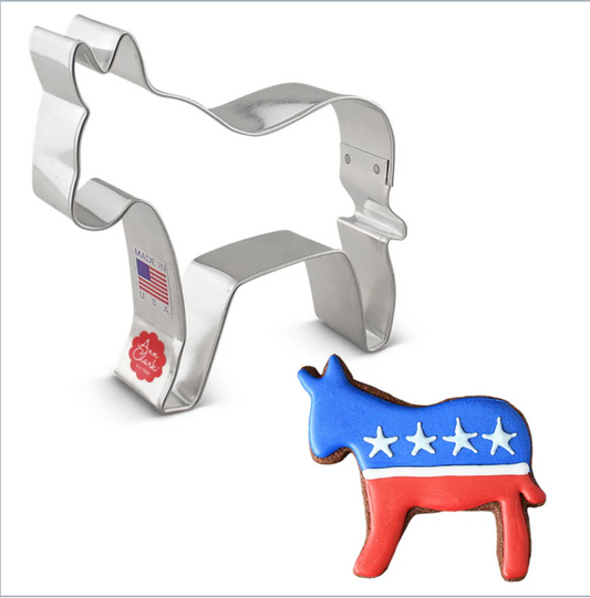 DEMOCRATIC DONKEY Cookie Cutter  Ann Clark Cookie Cutter, Ann Clark Collection