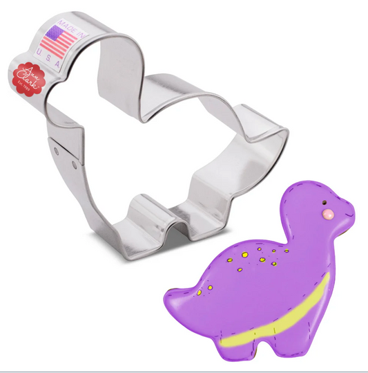BABY BRONTOSAURUS Cookie Cutter,  Ann Clark Cookie Cutter, Ann Clark Collection