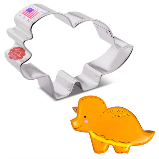 BABY TRICERATOPS Cookie Cutter,  Ann Clark Cookie Cutter, Ann Clark Collection