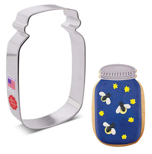 LARGE MASON JAR Cookie Cutter, Ann Clark Cookie Cutter