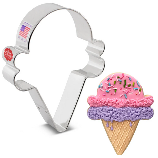 ICE CREAM CONE Cookie Cutter  Ann Clark Cookie Cutter, Ann Clark Collection