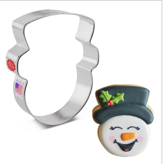 CHRISTMAS SNOWMAN HEAD Cookie Cutter  Ann Clark Cookie Cutter, Ann Clark Collection