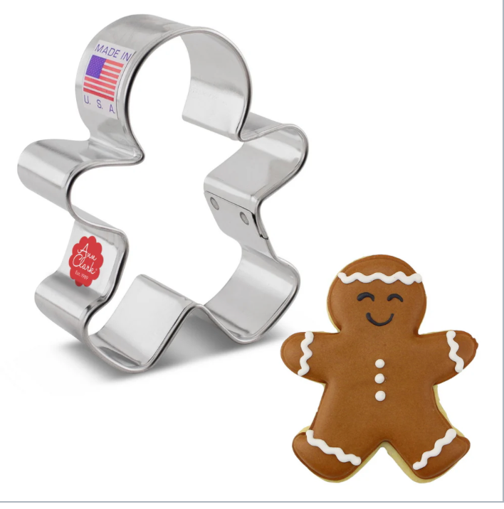SMALL GINGERBREAD MAN Cookie Cutter  Ann Clark Cookie Cutter, Ann Clark Collection