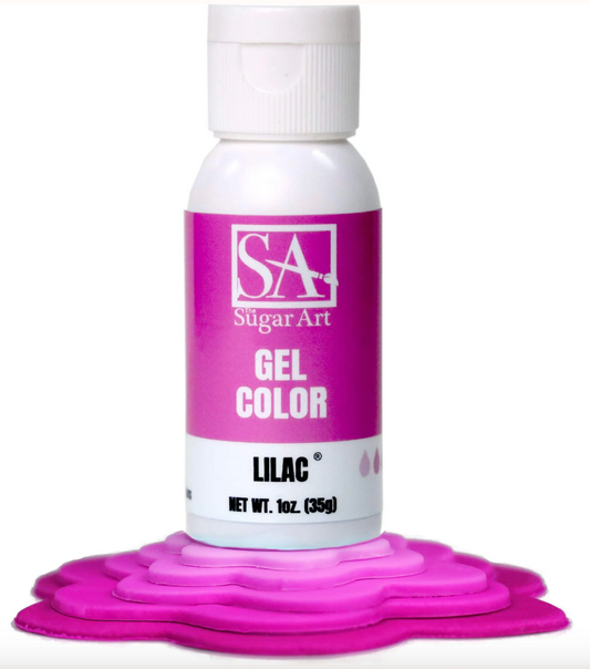 SUGAR ART - Gel Color - Lilac - 1 Ounce Bottle