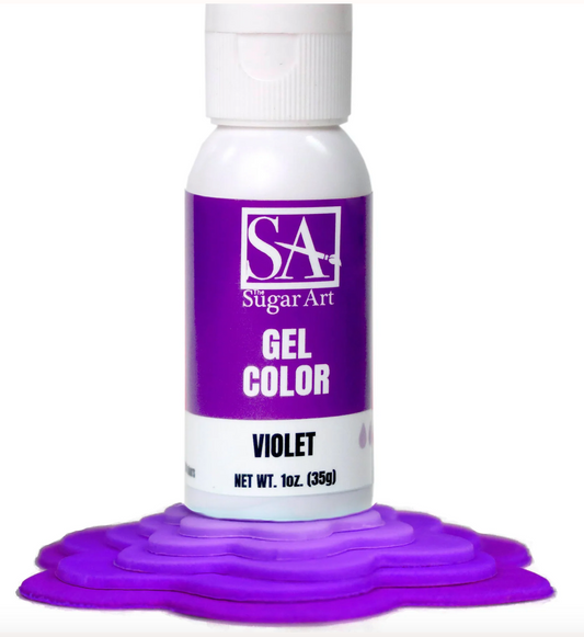 SUGAR ART - Gel Color - Violet - 1 Ounce Bottle