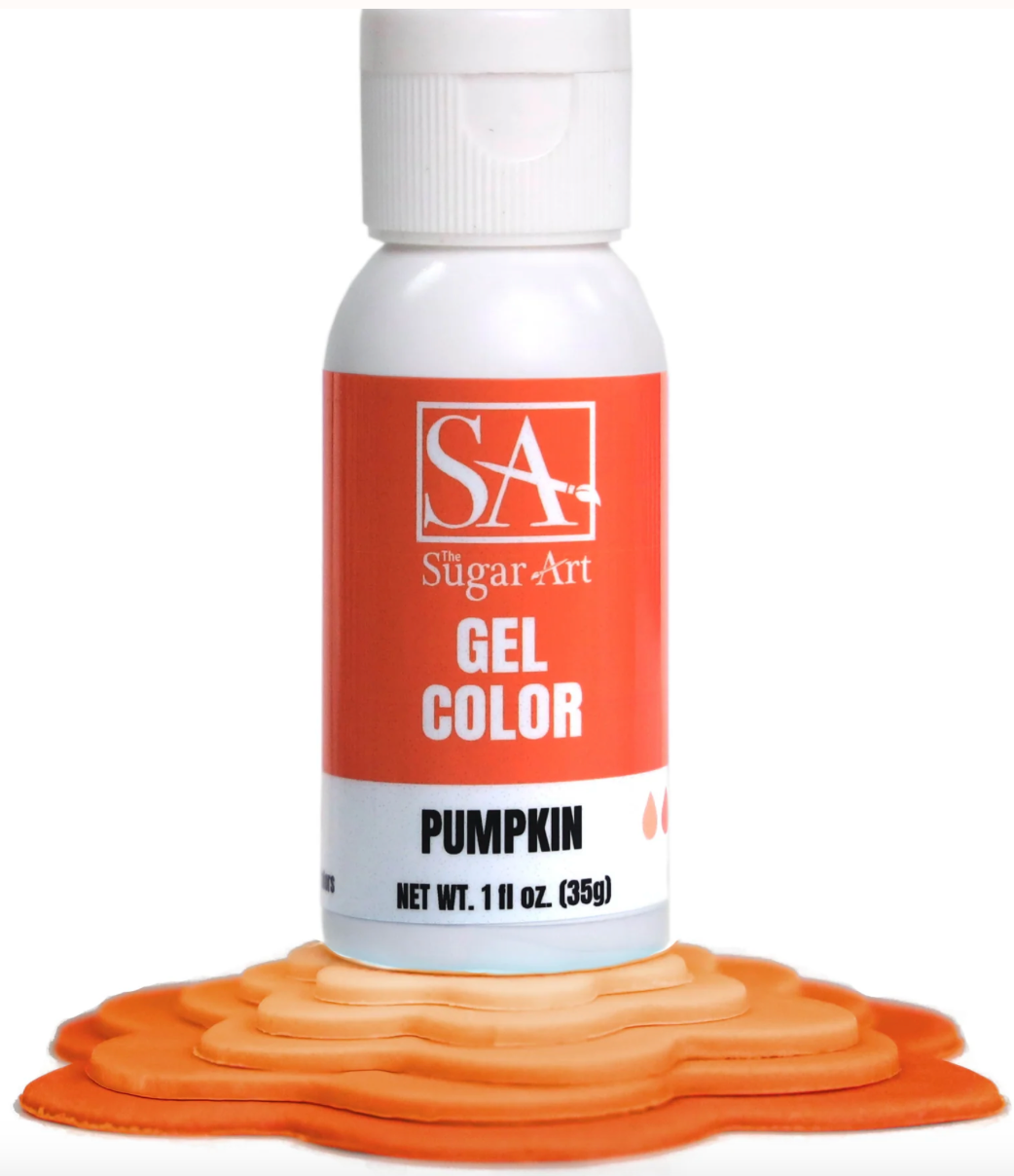 SUGAR ART Gel Coloring - Pumpkin - 1 Ounce Bottle
