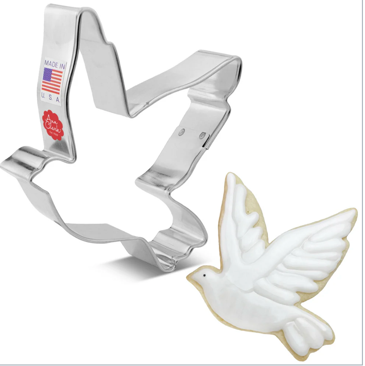 PEACE DOVE Cookie Cutter,  Ann Clark Cookie Cutter, Ann Clark Collection
