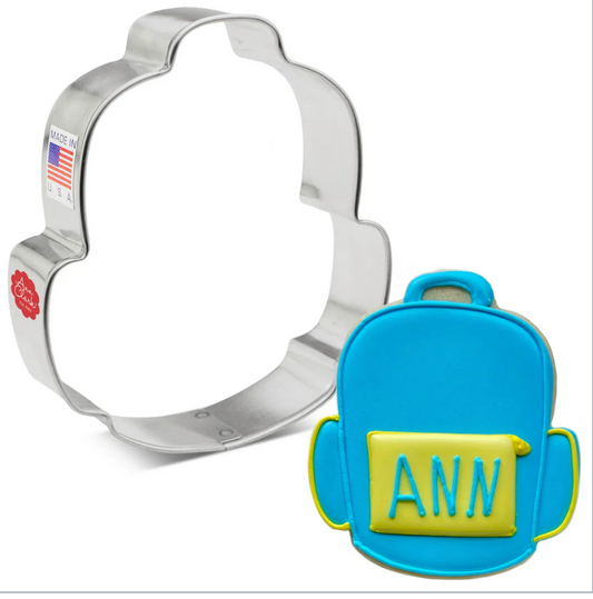 BACKPACK Cookie Cutter, MADE in the USA, Ann Clark Brand Cookie Cutter