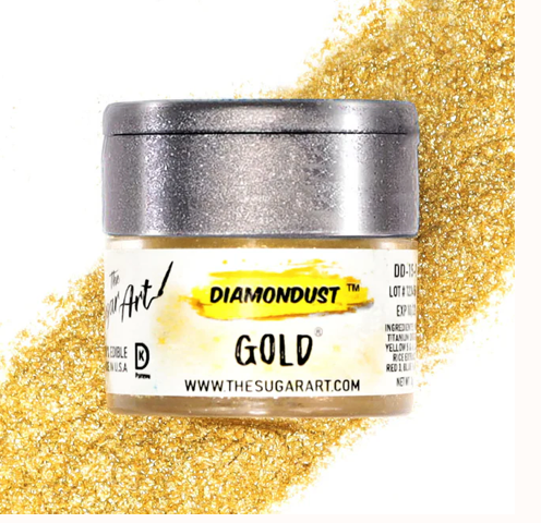 Gold Diamond Dust - The Sugar Art - 3 Grams