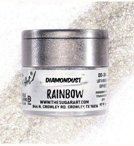 Rainbow Diamond Dust - The Sugar Art - 4 Grams