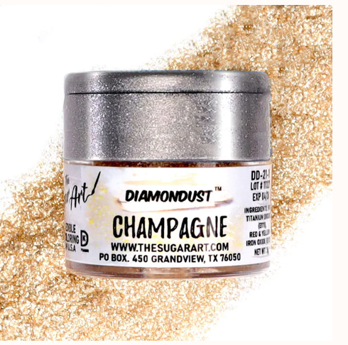 Champagne Diamond Dust -The Sugar Art - 3 Grams