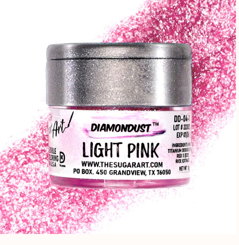 Light Pink Diamond Dust - The Sugar Art - 3 Grams