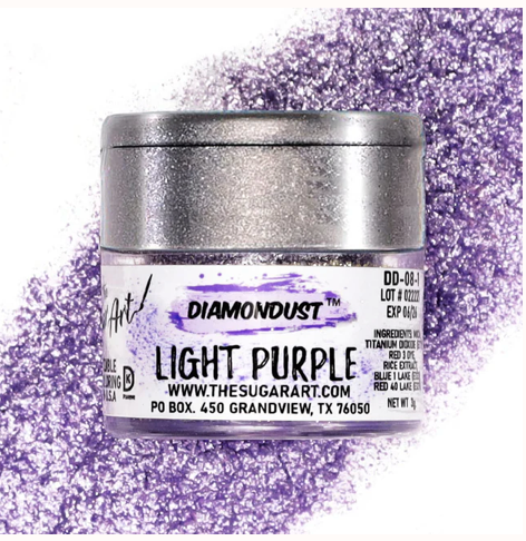Light Purple Diamond Dust - The Sugar Art - 3 Grams
