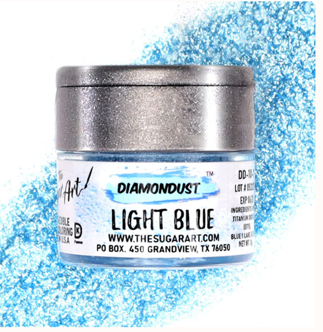Light Blue Diamond Dust - The Sugar Art - 3 Grams