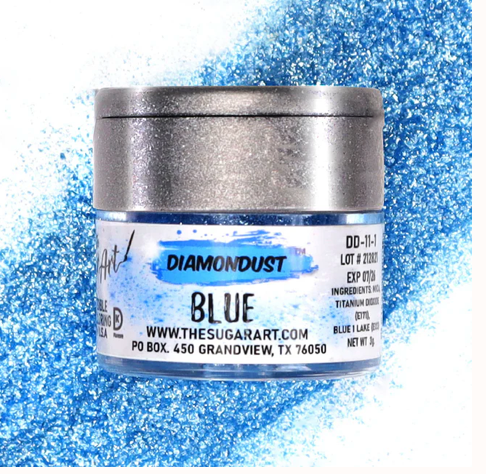 Blue Diamond Dust - The Sugar Art - 3 Grams