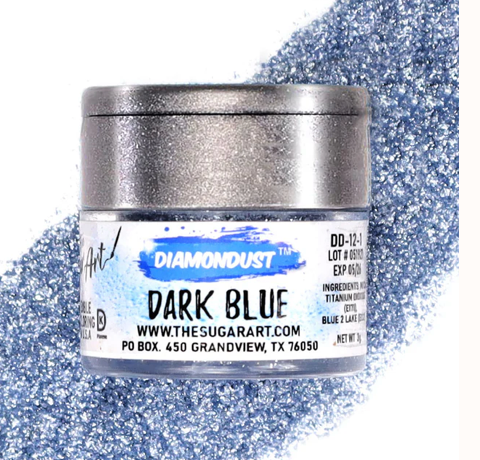 Dark Blue Diamond Dust - The Sugar Art - 3 Grams
