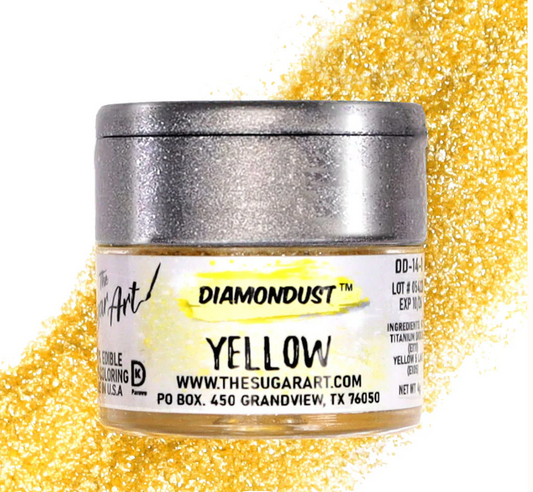 Yellow Diamond Dust - The Sugar Art - 3 Grams