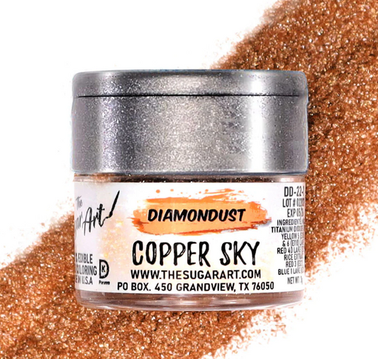 Copper Sky Diamond Dust - The Sugar Art - 3 Grams