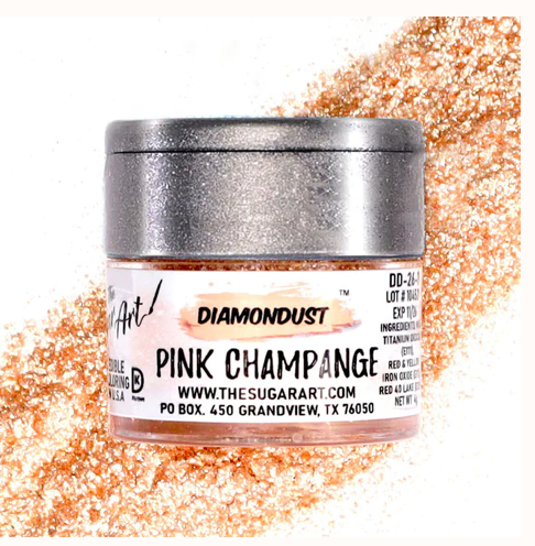 Pink Champagne Diamond Dust - The Sugar Art - 4 Grams