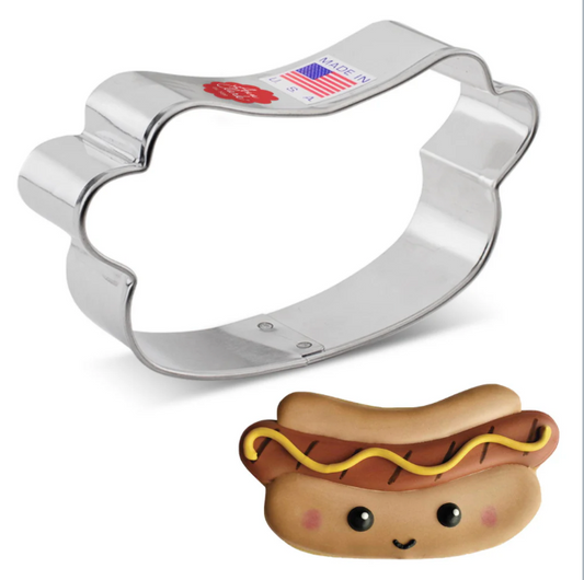 HOT DOG  On BUN Cookie Cutter  Ann Clark Cookie Cutter, Ann Clark Collection