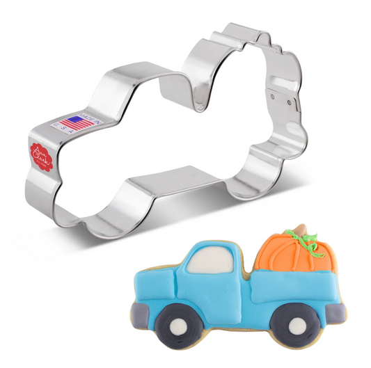 HARVEST TRUCK W/PUMPKIN Cookie Cutter