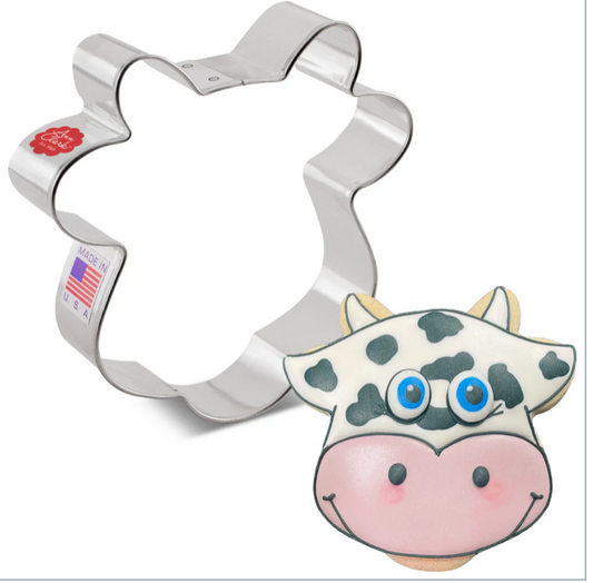 COW FACE Cookie Cutter,  Ann Clark Cookie Cutter, Ann Clark Collection