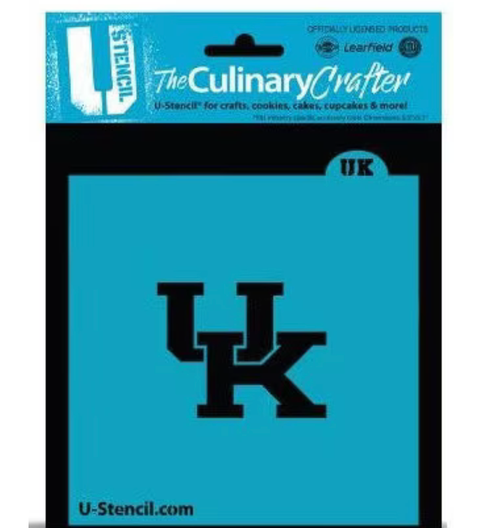 KENTUCKY UK! College Stencil, U Stencil College Stencils, Cookie Stencil