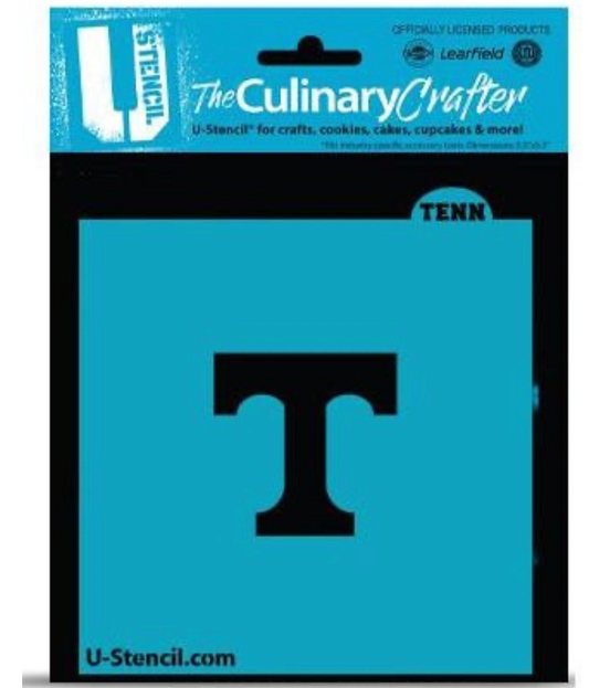 TENNESSEE T! College Stencil, U Stencil College Stencils, Cookie Stencil
