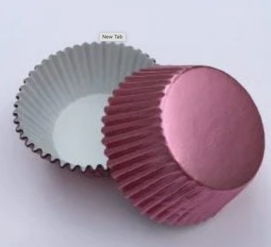 LIGHT PINK FOIL Cupcake Liners