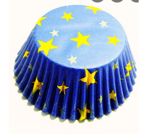 PME GOLDEN STAR - Cupcake Liners - Standard - 60 Per Pack