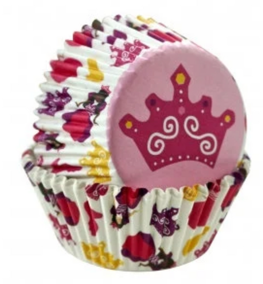 PRINCESS Cupcake Liners, Baking Cups, Pack of 50