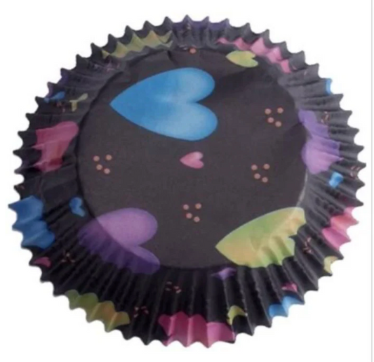 PME MIDNIGHT ROMANCE - Cupcake Liners - Standard - 60 Per Pack