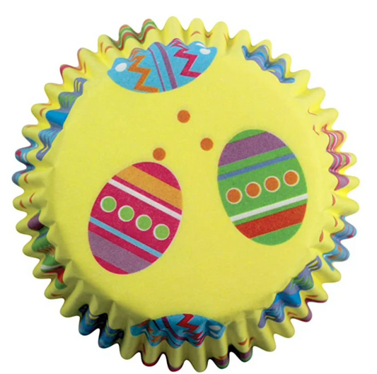 PME COLORFUL EGGS - Cupcake Liners - Standard - 60 Per Pack
