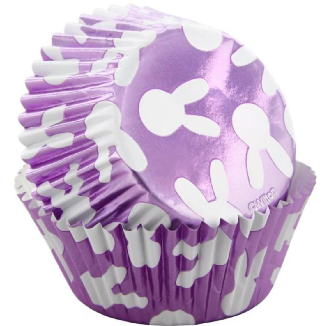 WILTON BUNNY FOIL Cupcake Liners, 24 Per Package, Easter Cupcake Liners