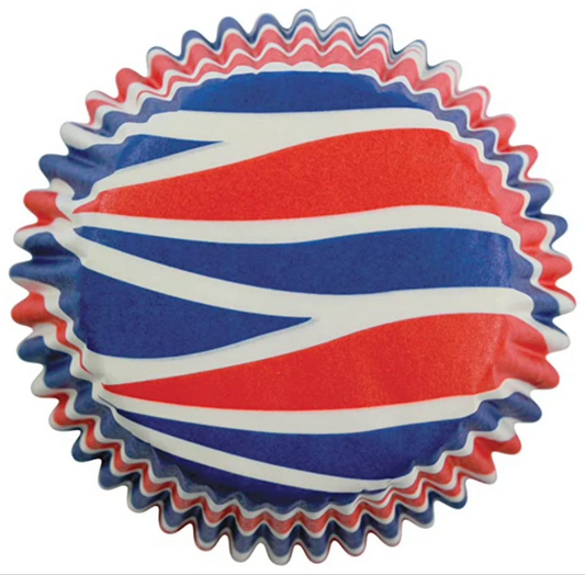 PME PATRIOTIC SWIRLS - Cupcake Liners - Standard - 60 Per Pack