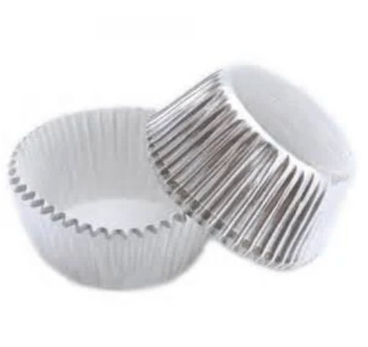 SILVER FOIL MINI Baking Cups