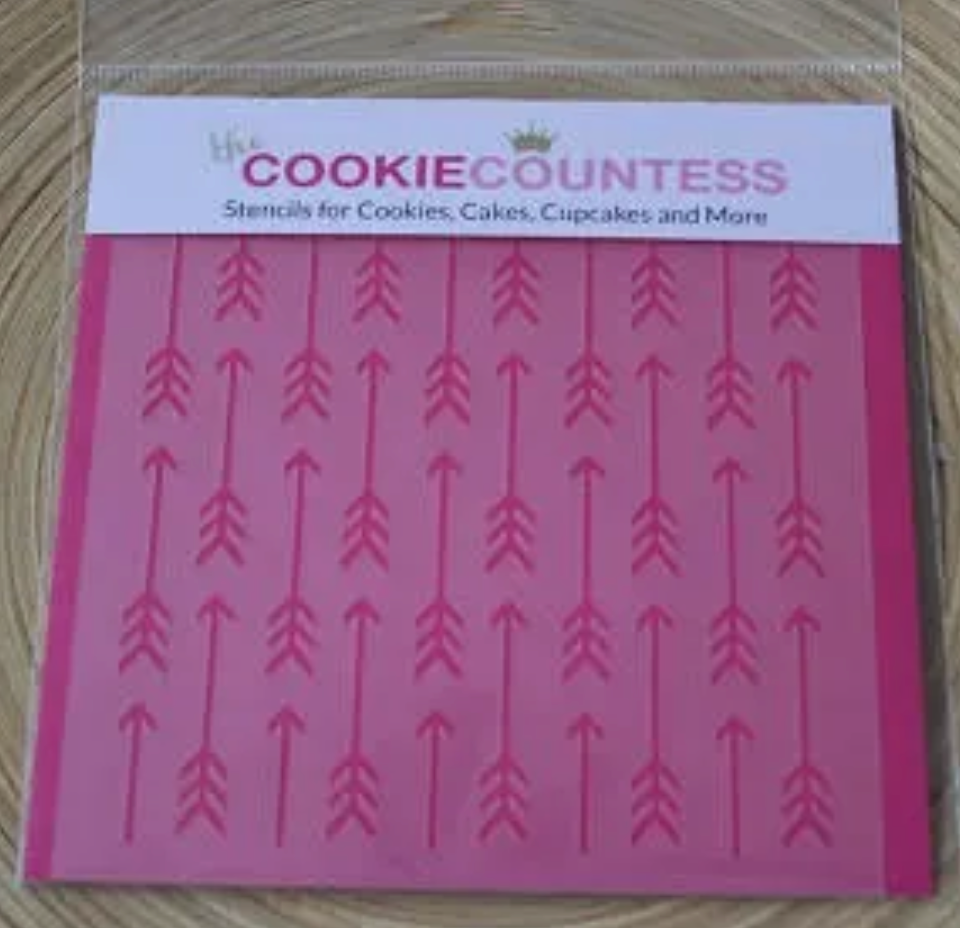 ARROWS Cookie Countess, Cookie Stencil/Cupcake Stencil