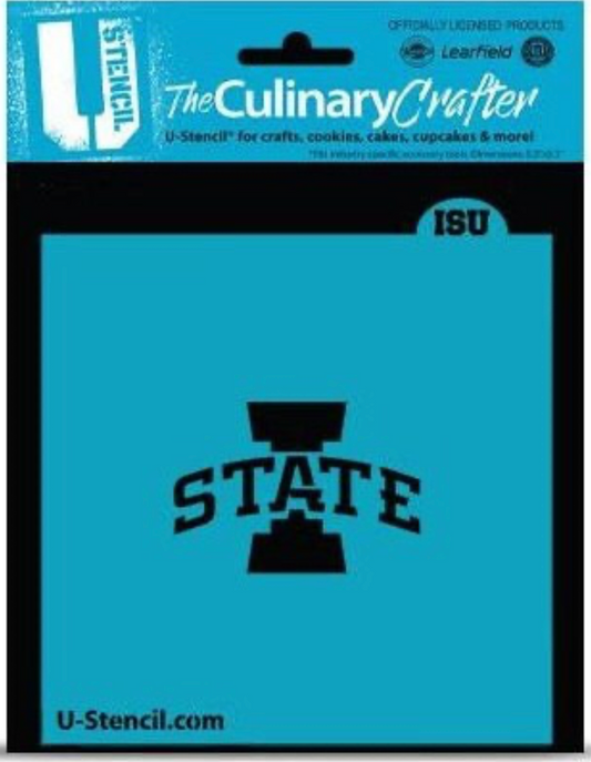 IOWA STATE! College Stencil, U Stencil College Stencils, Cookie Stencil