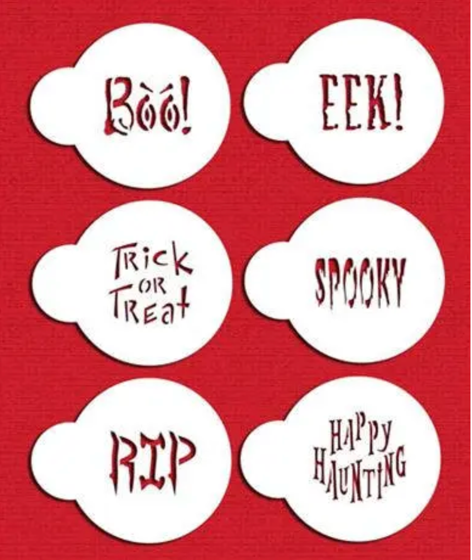 SMALL HALLOWEEN Cookie Stencil  Set "Designer Stencils"