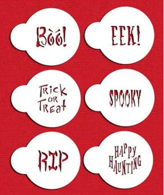 SMALL HALLOWEEN Cookie Stencil  Set "Designer Stencils"