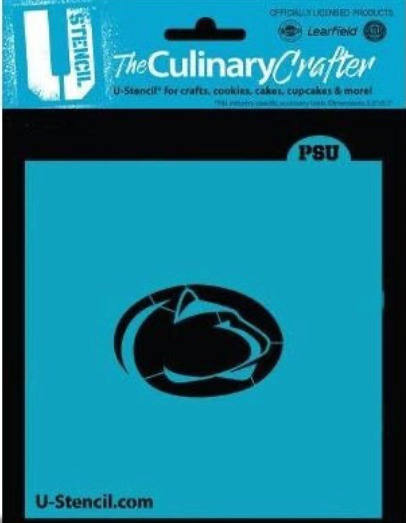 PENN STATE NITTANY Lion! College Stencil, U Stencil College Stencils, Cookie Stencil