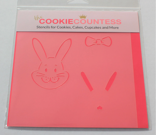 BUILD A BUNNY Cookie Countess, Cookie Stencil/Cupcake Stencil